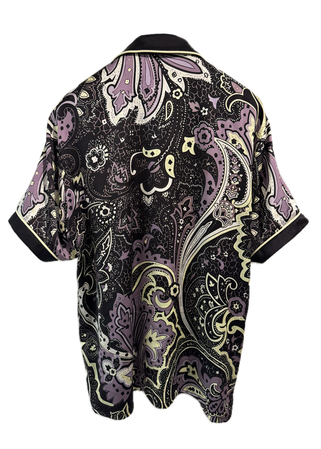 PRE-ORDER - Gentlemen's Collection Paisley Print Silk Shirt (Copy)